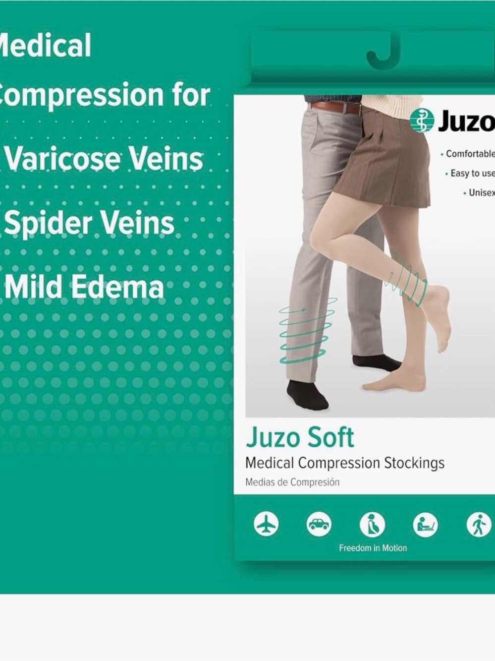 Juzo Soft Medical Compression Stockings - Beige